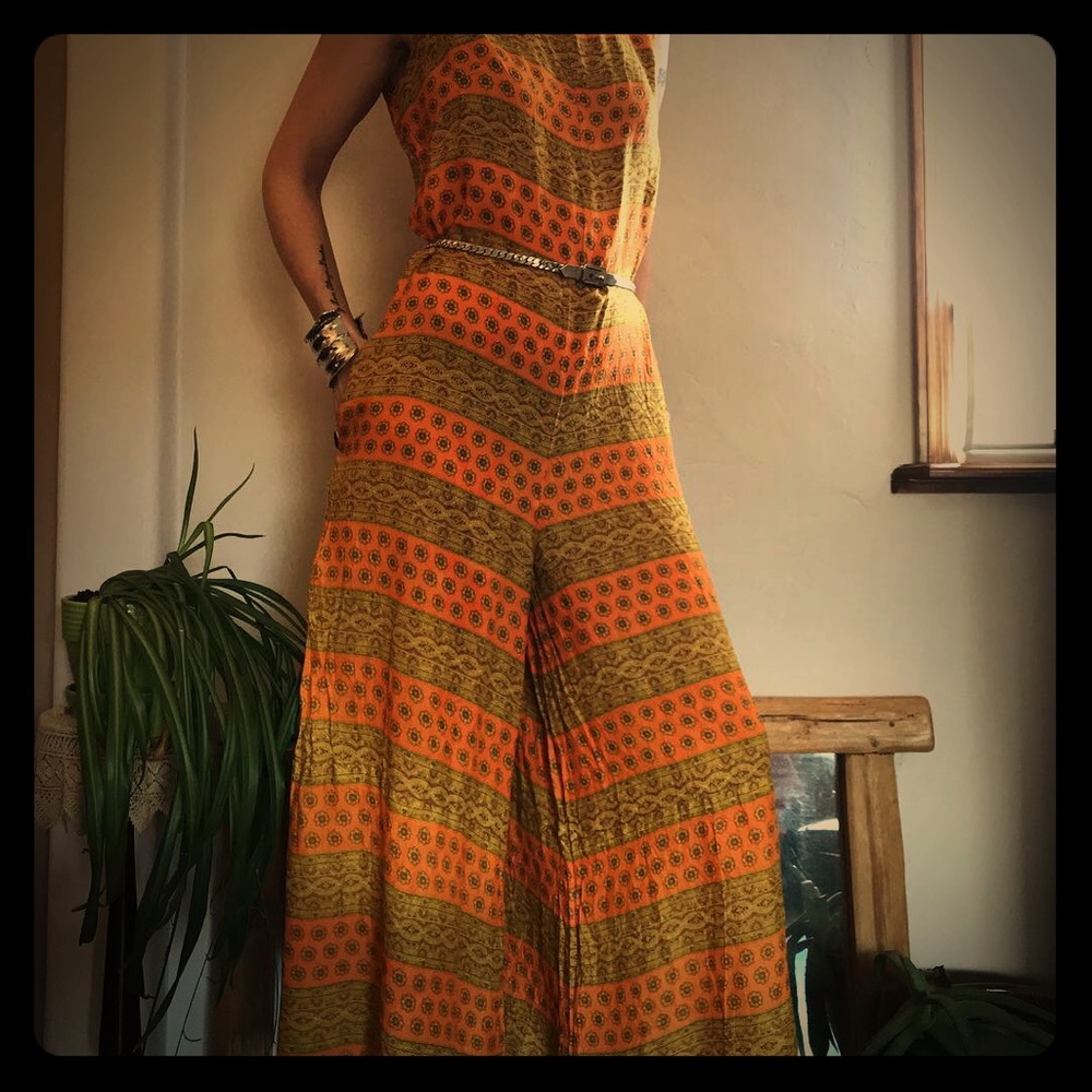 60’s/70’s Palazzo pant jumpsuit